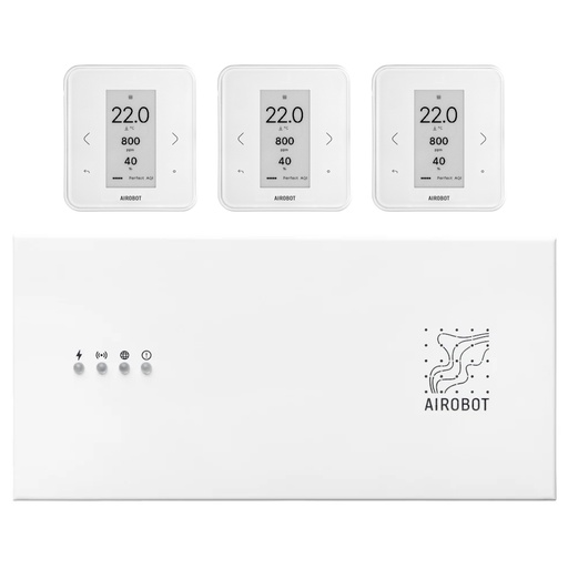 Underfloor heating set 24V: 1pc room controller RC1, 3pcs room sensor SE1